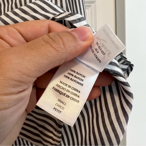 RAILS Aly Button Front Blouse In Belize Stripe - Picture 8 of 13